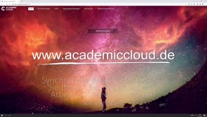 Thumbnail - Arbeiten in der Academic Cloud